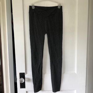 Poof! Charcoal Gray Knit Leggins